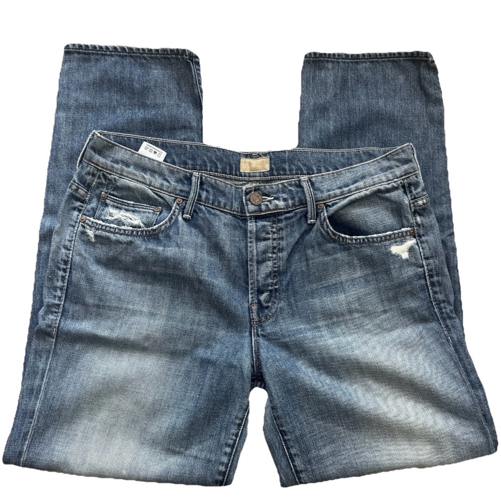 MOTHER Women's Boyfriend Jeans The Loosey Always Look Twice Low Rise 28